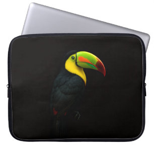 Schwarze Luxus-Laptoptasche mit Keilschnepfen-Tuka Laptopschutzhülle