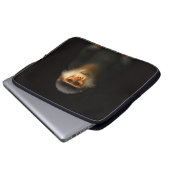 Schwarze Luxus-Laptoptasche mit Rotem Douc Langur Laptopschutzhülle (Vorne Knopf)