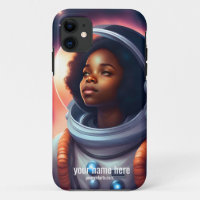 SCHWARZE MÄDCHEN-ASTRONAUT-INSPIRATION
