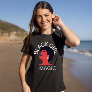 Schwarze Mädchen Magie ,afro Frau schwarze Geschic T-Shirt