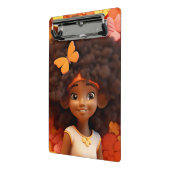 Schwarze Mädchen Magie melanin Prinzessin braune H Mini Klemmbrett (Gewinkelt2)