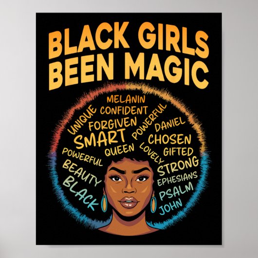 Schwarze Mädchen waren magische schwarze Geschicht Poster (Vorne)
