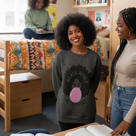 Schwarze Mädchen werden Niedlich Sweatshirt