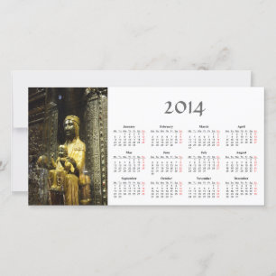 Schwarze Madonna 2014 Kalender Fotokarte