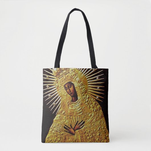 Schwarze Madonna del Sasso Frische Pasta machen Tasche (Vorderseite)