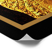 Schwarze Madonna im Gebet ... Poster (Ecke)