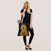 Schwarze Madonna im Gebet ... Poster Tasche (Am Model)