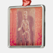 Schwarze Madonna, katalanische Schule, 11. Silbernes Ornament (Links)