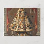 Schwarze Madonna Malerei 1745 Postkarte (Vorderseite)