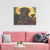 Schwarze Madonna mit breznichar Leinwanddruck (Insitu (Wohnzimmer))