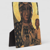 Schwarze Madonna Our Lady Czestochowa Fotoplatte (Seite)