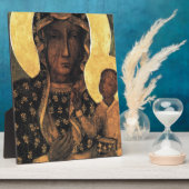 Schwarze Madonna Our Lady Czestochowa Fotoplatte (Seite)