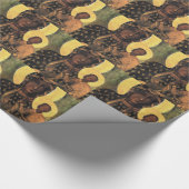 Schwarze Madonna Polen Die Frau von Czestochowa dr Geschenkpapier (Ecke)