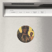 Schwarze Madonna Polen Die Frau von Czestochowa dr Magnet (In Situ (Geschirrspüler))