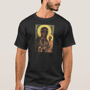 Schwarze Madonna Polen Die Frau von Czestochowa dr T-Shirt