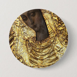 Schwarze Madonna Polen Unsere Dame der Gnade Button