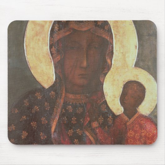 Schwarze Madonna von Jasna Gora Mousepad (Vorne)