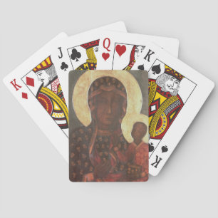 Schwarze Madonna von Jasna Gora Spielkarten