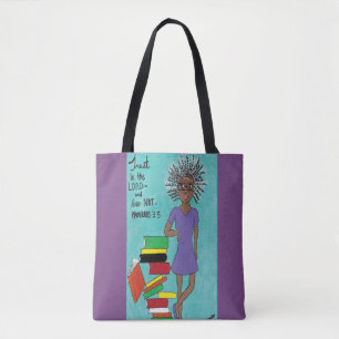 Schwarze magere Anmerkungs-Taschen-Tasche (lila) Tasche