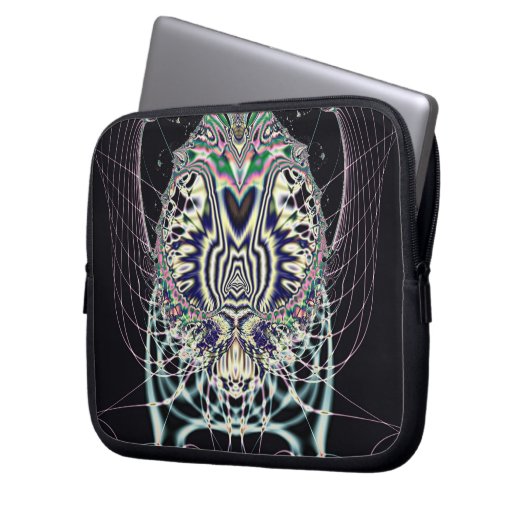 Schwarze Magie Laptopschutzhülle (Vorderseite Links)