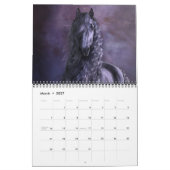 Schwarze Magie-Pferdekalender Kalender (Mär 2027)