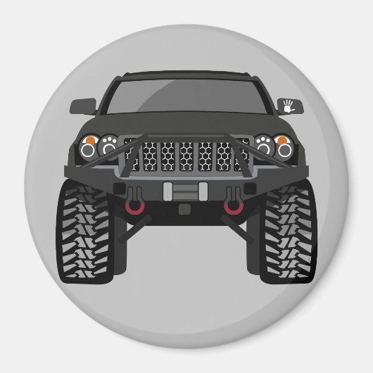 Schwärze Magnet (Vorne)