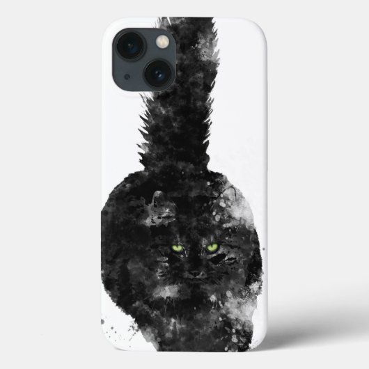 SCHWARZE MAINE COON CAT - Case-Mate iPhone HÜLLE (Rückseite)