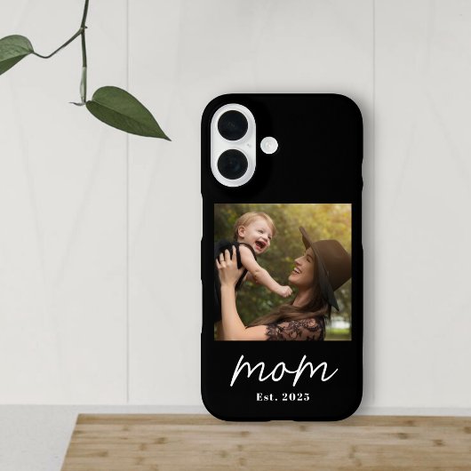 Schwarze Mama etabliertes Skript-Foto Case-Mate iPhone Hülle