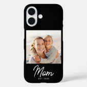 Schwarze Mama etabliertes Skript Foto  Case-Mate iPhone Hülle (Rückseite)