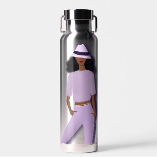 Schwarze Mama Wasserflasche Trinkflasche