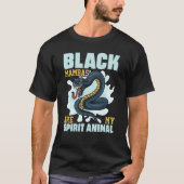 Schwarze Mambas sind meine Geist-Tierschlangen T-Shirt (Vorderseite)