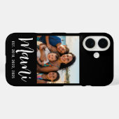 Schwarze Mami Etablierte Skript Foto Case-Mate iPhone Hülle (Rückseite (Horizontal))