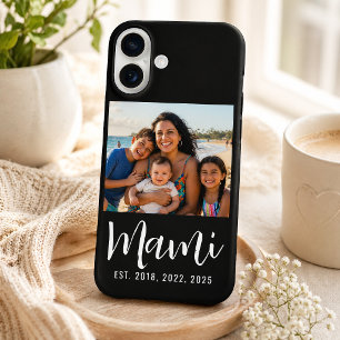 Schwarze Mami Etablierte Skript Foto iPhone 16 Hülle