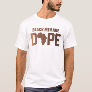 Schwarze Männer sind dope Melanin King Vater Vater T-Shirt
