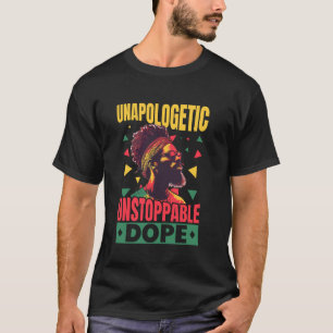 Schwarze Männer unentschuldbar. Unaufhaltsam. Geil T-Shirt