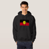 Schwarze Männer Ureinwohner Hoodie (Vorne ganz)