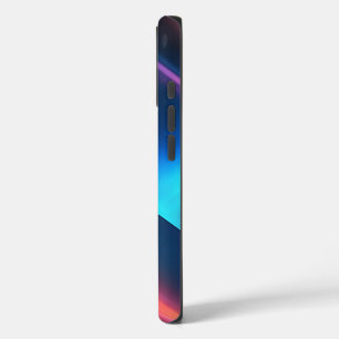 Schwarze Marine dunkelkobaltblau abstrakt iPhone 16 Hülle