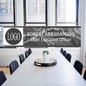 Schwarze Marmor Ihre Logo-Office-Türschilder unter Türschild