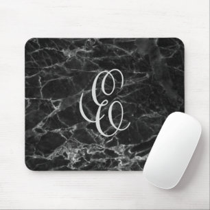 Schwarze Marmor-Mauspad mit benutzerdefiniertem An Mousepad
