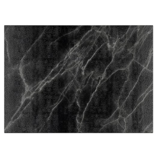 Schwarze Marmorplatte Schneidebrett (Vorderseite)