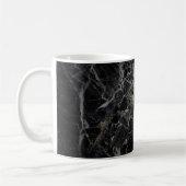 Schwarze MarmorTasse Kaffeetasse (Links)