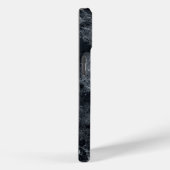 Schwarze Marmortextur Case-Mate iPhone Hülle (Rückseite / Rechts)