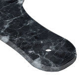 Schwarze Marmortextur Schneidebrett (Ecke)