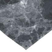 Schwarze Marmortextur Tischdecke (Schrägansicht)