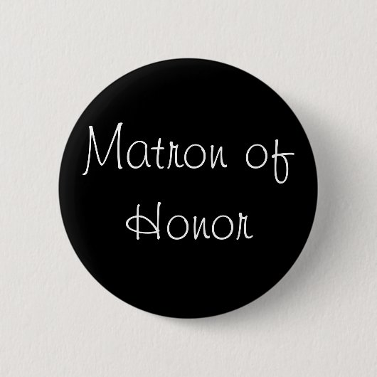 Schwarze Matrone des EhrenButtons Button (Vorderseite)