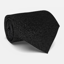 Schwarze Mattierte Glastextur Neck Tie Krawatte