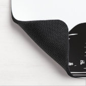 Schwarze Mausunterlage Nissans 350Z Mousepad (Ecke)