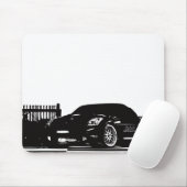 Schwarze Mausunterlage Nissans 350Z Mousepad (Mit Mouse)