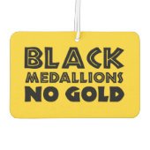 SCHWARZE MEDALLIONEN KEIN GOLD AUTOLUFTERFRISCHER (Rückseite)