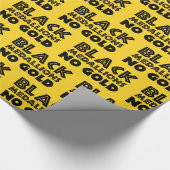 SCHWARZE MEDALLIONEN KEIN GOLD GESCHENKPAPIER (Ecke)